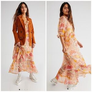 Free People Carmella Maxi Dress Size Xs